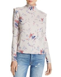 Joie Robbia Floral-Pattern Wool  amp  Cashmere Sweater at Bloomingdales